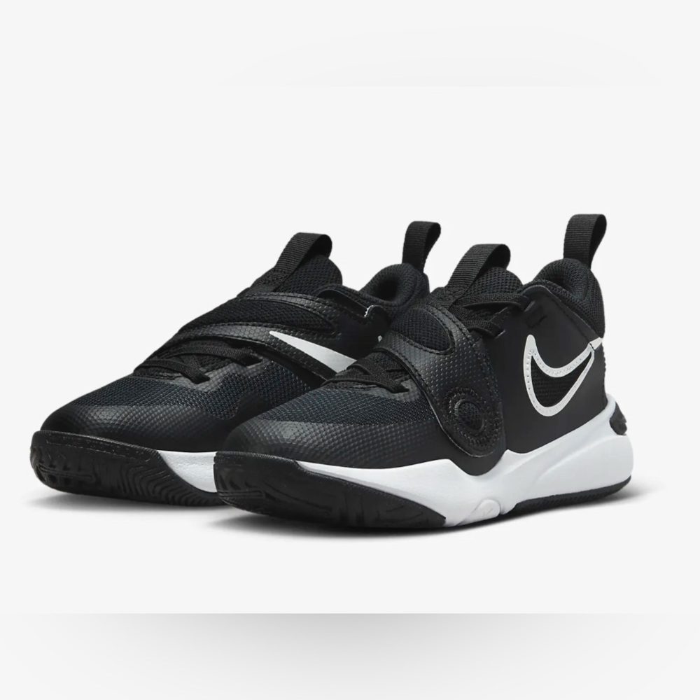 Little Kid's Nike Team Hustle D 11 Black/White (DV8994 002)